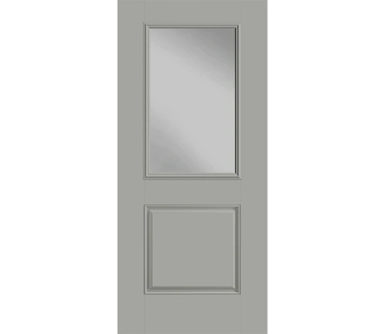 Mesa Half Light 1 Panel Fiberglass Entry Door