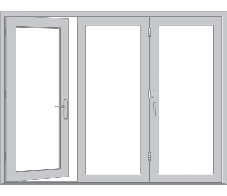 Mesa Pella Architect Reserve Series Contemporary Bifold Patio Door