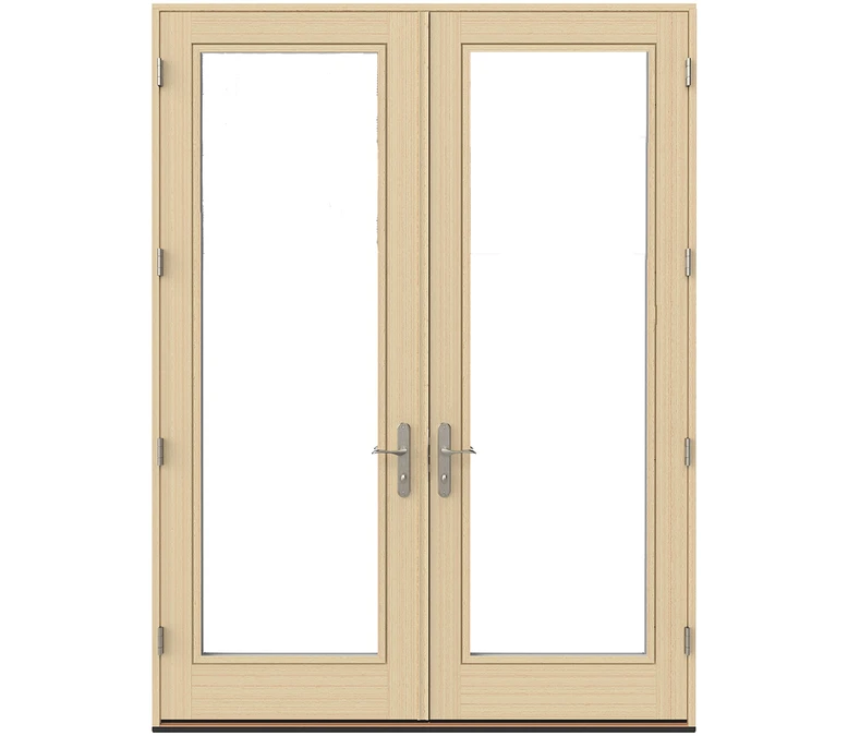 Mesa Pella Lifestyle Series Wood Double Hinged Patio Doors