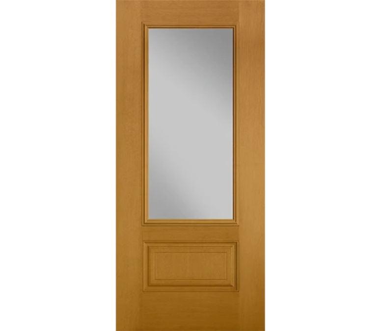 Mesa Three Quaters light Fiberglass Entry Door