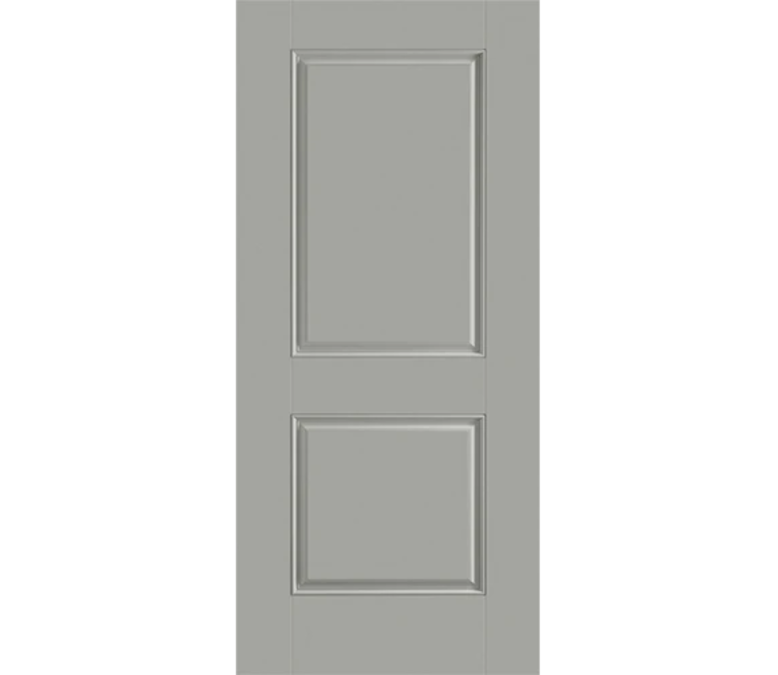 Mesa Two Panel Square Fiberglass Entry Door